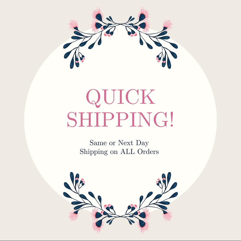 Same or next day shipping always!